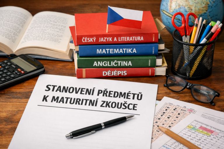 Stanovení předmětů k MATURITNÍ ZKOUŠCEpro školní rok 2025-2026
